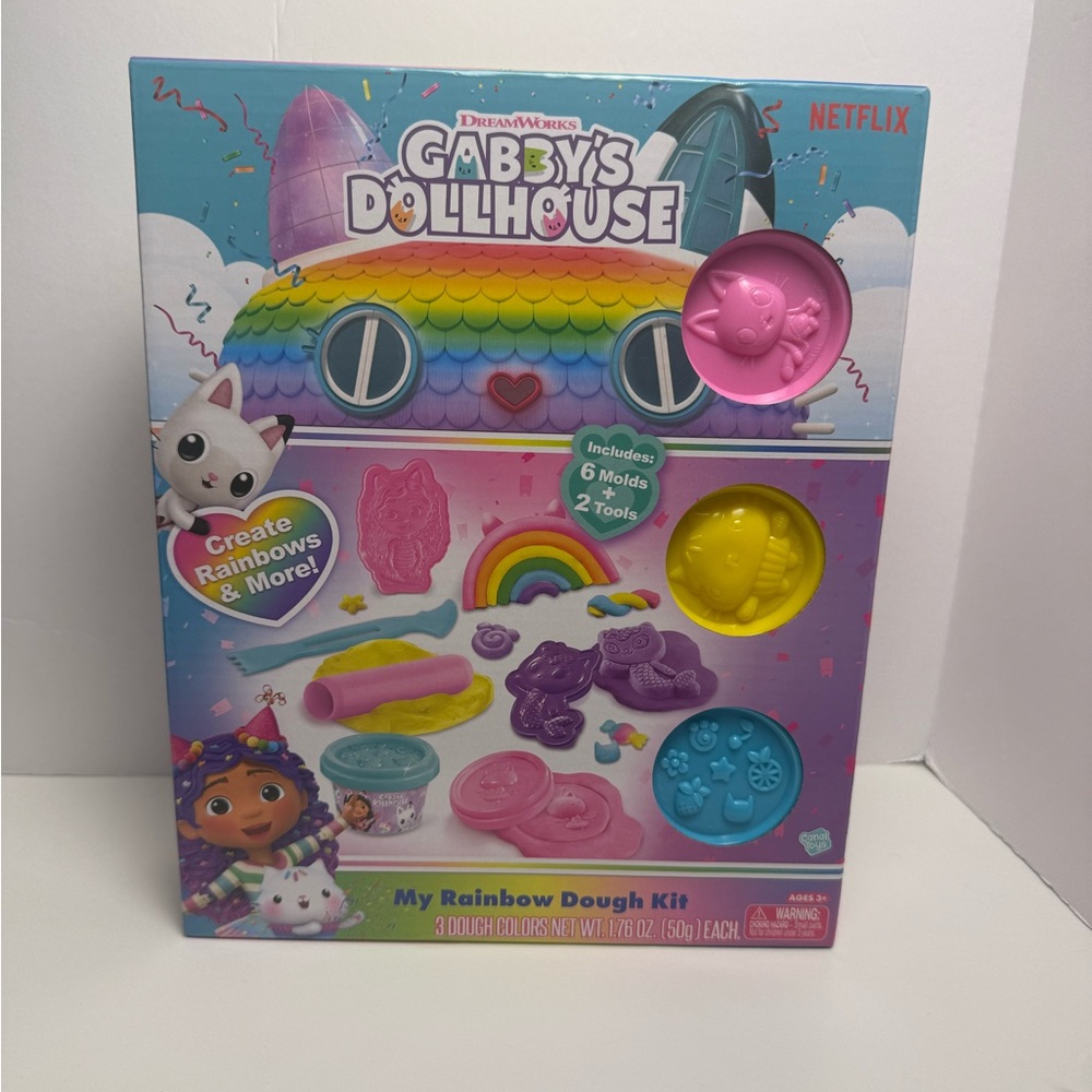 Gabby’s Dollhouse My Rainbow Dough Kit - Multicolor